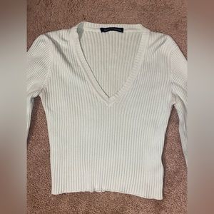 Light green brandy ribbed sweater